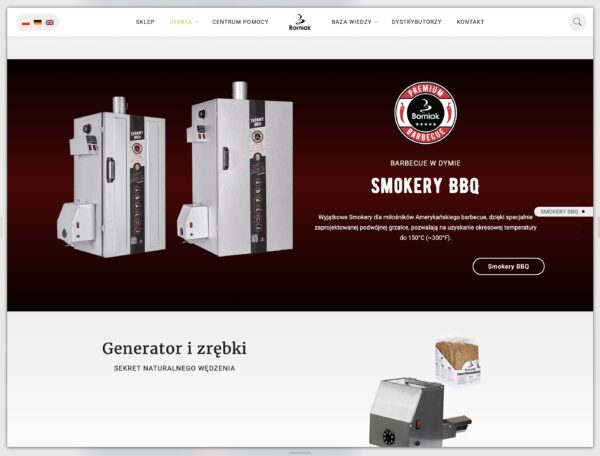 Borniak — strona producenta wędzarni i prezentacja oferty BBQ