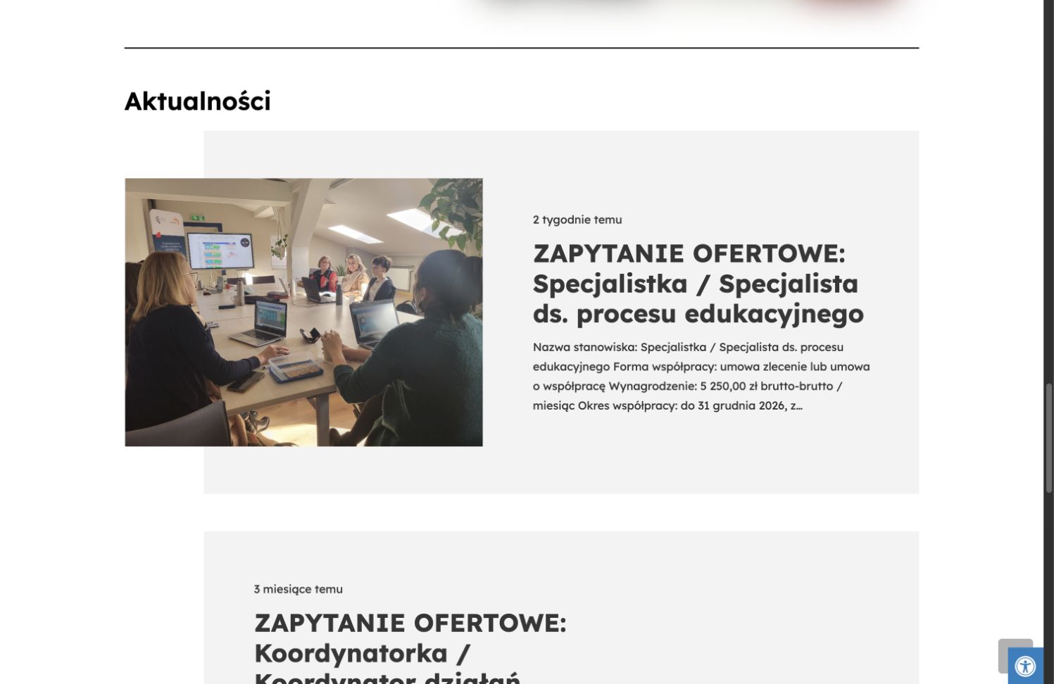 Aktualności i ogłoszenia publikowane na stronie 9dwunastych