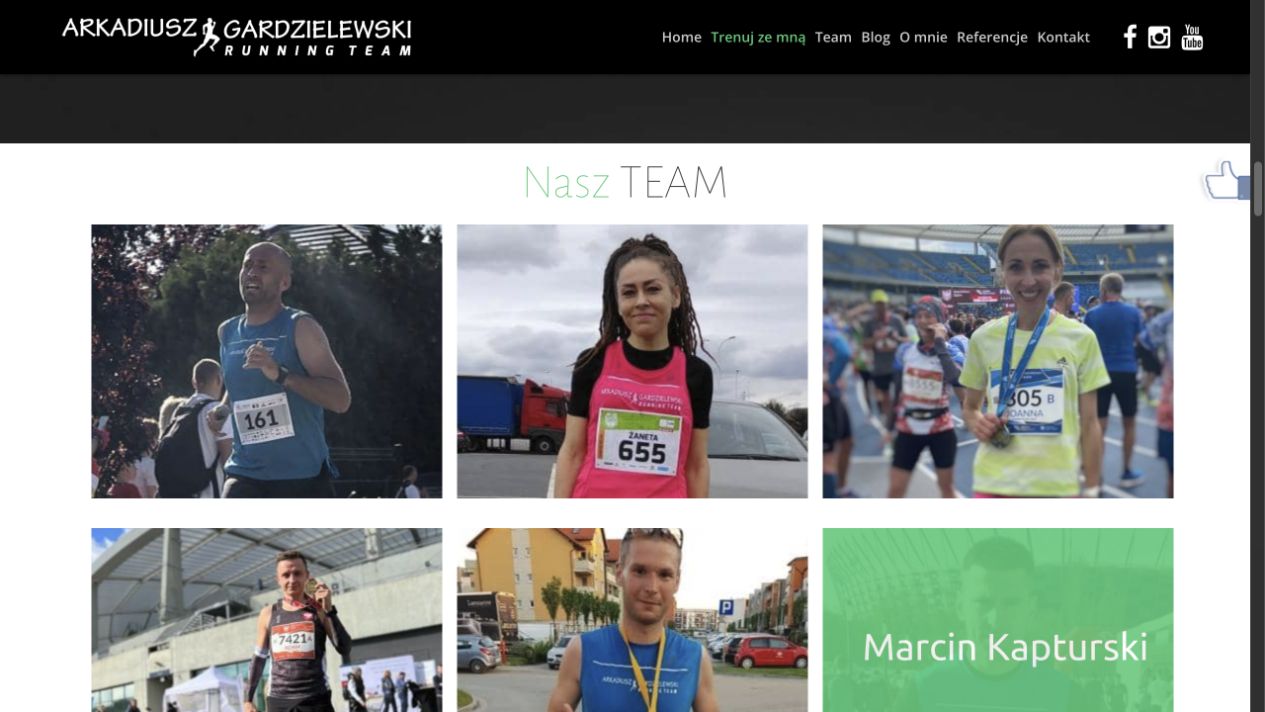 Galeria zespołu na starszej stronie Arkadiusza Gardzielewskiego