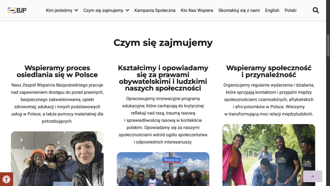 Obszary działalności Black Justice Poland