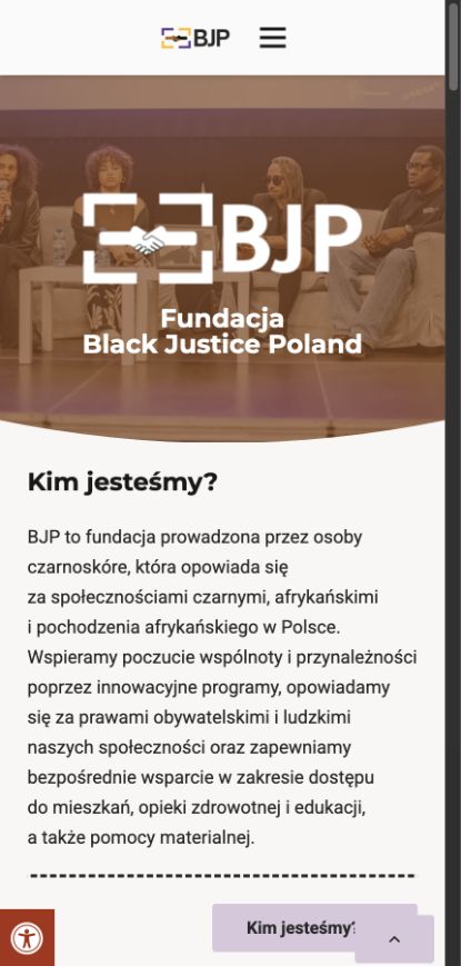 Black Justice Poland na urządzeniu mobilnym