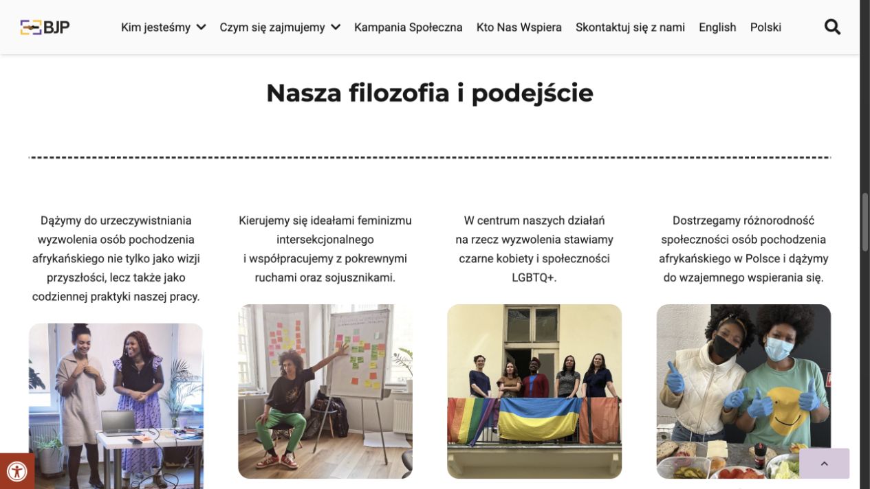 Wartości fundacji Black Justice Poland