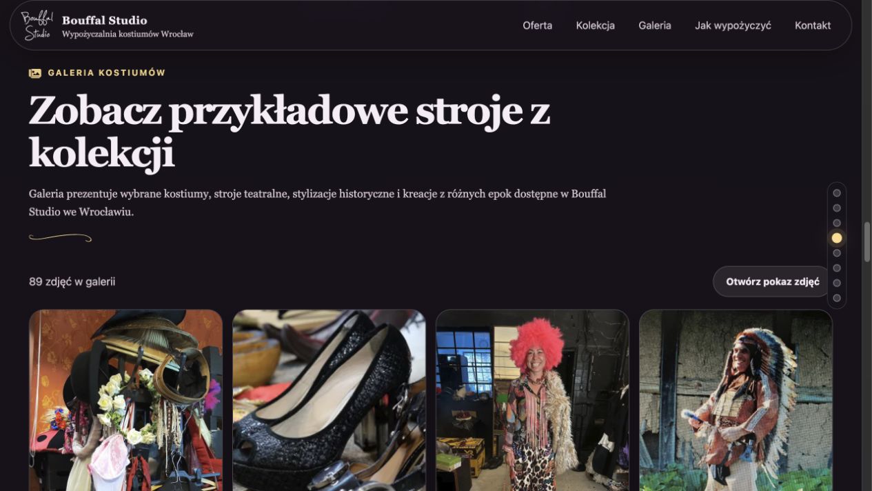 Galeria kolekcji kostiumów Bouffal Studio