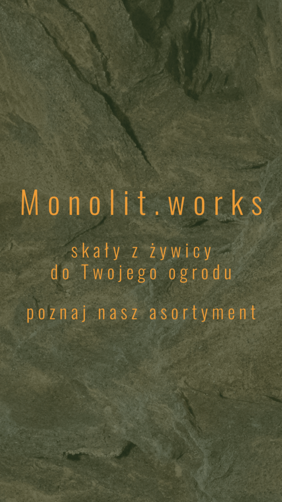 Grafika promocyjna asortymentu Monolit.works